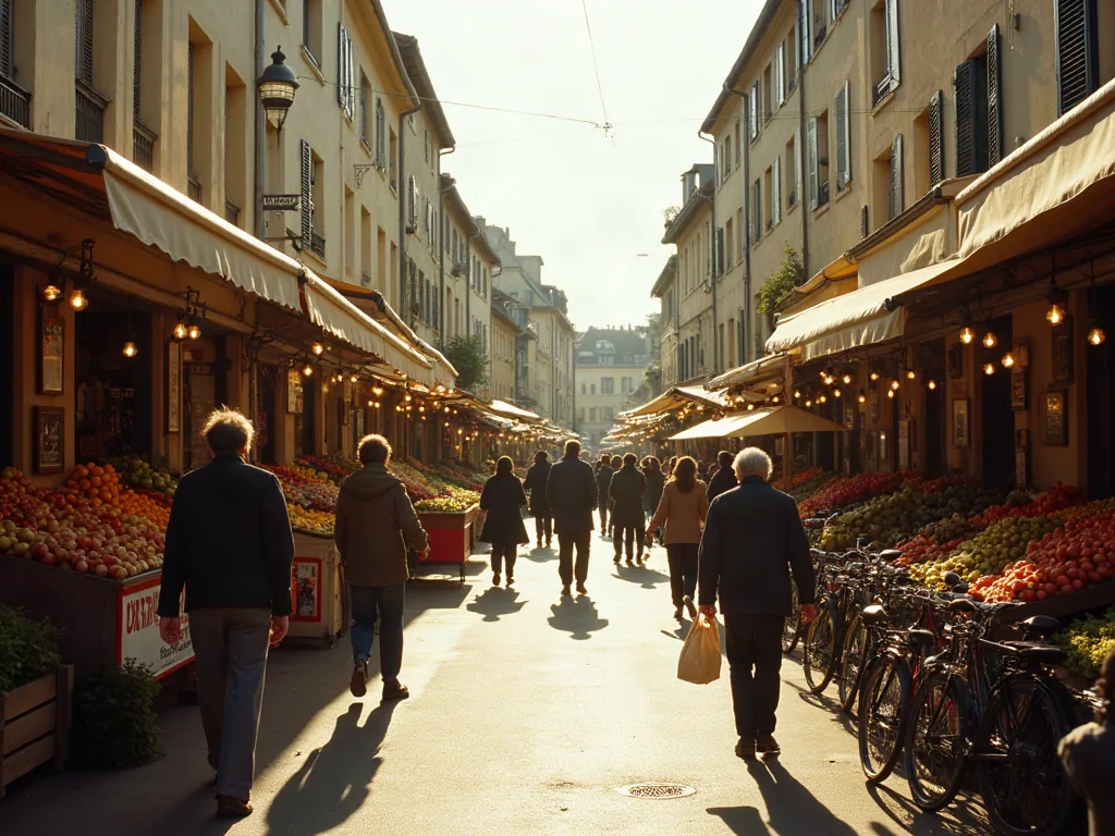 Aubervilliers : les quartiers à éviter et ceux qui valent vraiment le coup Marché de quartier animé en après-midi dans une commune de Seine-Saint-Denis