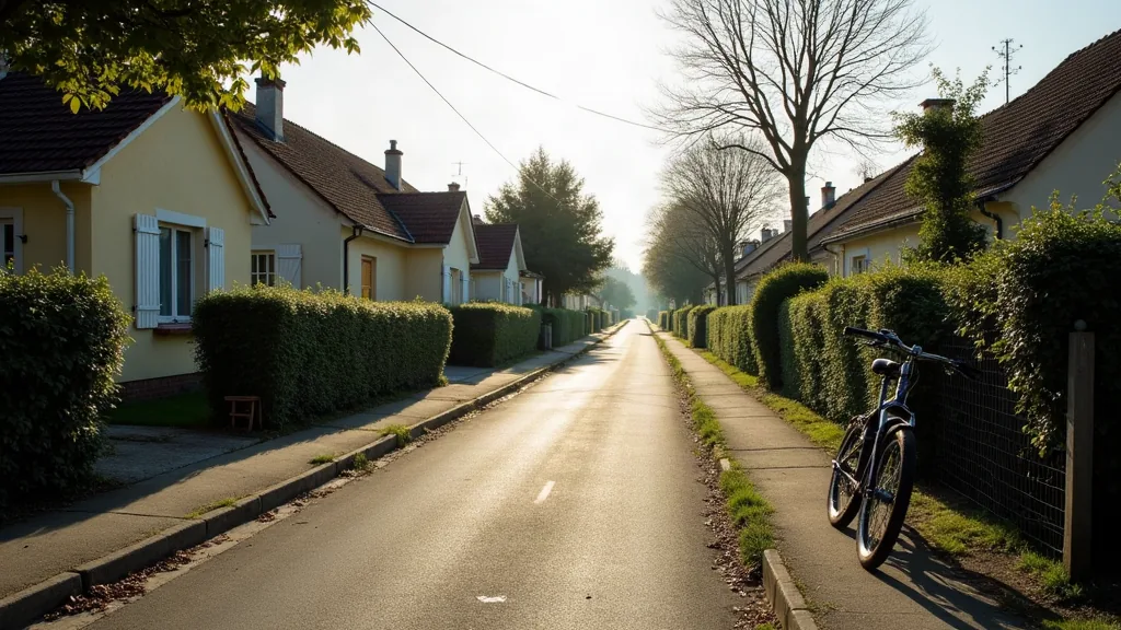 Pessac : quels quartiers éviter et où s'installer sans mauvaise surprise Rue résidentielle calme avec maisons individuelles à Pessac le matin